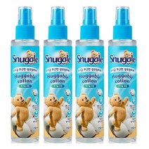 스너글 섬유탈취제 허거블 코튼, 4개, 150ml