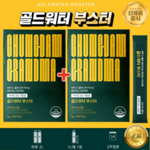 [공식] 청담할머니 골드워터 부스터 다이어트 보조제 2주분 2box, 70g, 2개