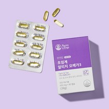 식물성 초임계알티지오메가3 알티지오메가3 60캡슐 정제어유 글리세린 고등어 카라기난 팜탑