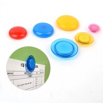 컬러 원형 냉장고 메모판 자석ㅁ, 제품선택, 반투명 중 10P (3cm)