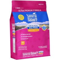 내추럴발란스 오리지날 울트라 WBH 닭고기 & 연어 포뮬라 전연령 캣 사료, 3kg x 2개, 닭