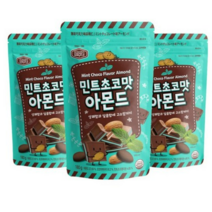 머거본 민트초코맛 아몬드, 180g, 3개
