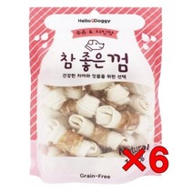 성장기 강쥐 이갈이도움 치킨 밀크본x6 강아지간식, 색상:기본