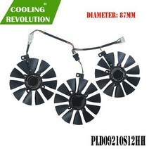 87MM PLD09210S12HH GTX 980 Ti R9 390X 1060 RX 480 그래픽 카드 ASUS, 04 SET