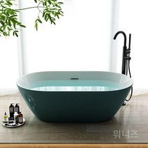 스탠딩욕조 프리 가정용 독립형 호텔 펜션 이동식 타원형 반신욕 욕조 욕실 스탠딩 아크릴, A. 1.2m 수도꼭지없음