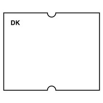 DayMark Date Coder Blank Permanent Label For DM4 SpeedyMark 20 2-Line Marking Gun White (6 000 Lab, 1
