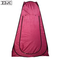 Z3JC 야외 탈의 이동 캠핑용 샤워 텐트 설치, Z3JC 로즈 실버 도장 양창, 150*150*190cm