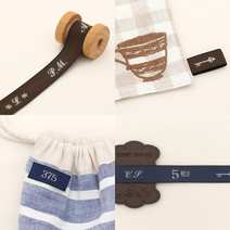 봉제식라벨 라벨테이프 모음- 다양한 종류와 스타일, 이니셜 초콜릿 04718, 07.라벨테이프 2000