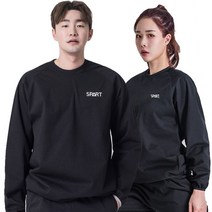 스파트 다이어트 땀복 헬스복 크루넥 상의