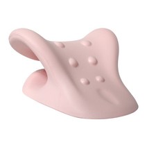 홈다움 목 스트레칭 베개, 핑크