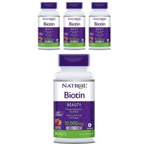 나트롤 비오틴 10000mcg 스트로베리 타블렛, 60개입, 4개