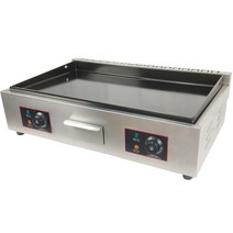 업소용 그리들 철판가스 구이 그릴 부침기 철판구이, 810 에나멜 전기 철판