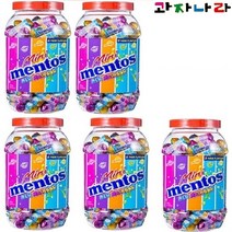 멘토스 미니멘토스 뉴레인보우, 1kg, 5개