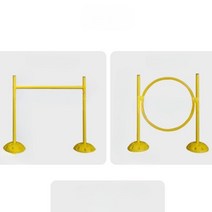 어질리티 도그 허들 운동기구 비만예방 점프 운동, 03슬라롬위브