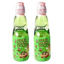 일본 라무네 짱구 신짱 사이다 멜론맛 200ml 30병 구슬사이다, 일본 라무네 신짱 사이다 멜론맛 200ml 30병