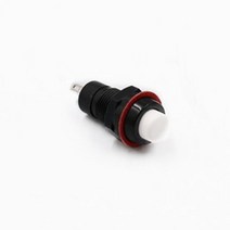 셀프 리셋 10mm 리턴 순간 푸시 버튼 스위치 전원 화이트 블랙 블루 레드 옐로우 그린 도어 벨 혼 6 개, [01] Black