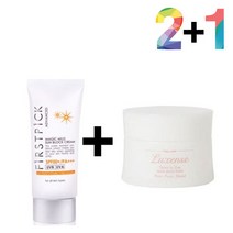 안끈적이는 선 썬 크림 비타민c 세럼 바르는 멀티밤, 더e몰1 매직마일드선크림 2개_럭센스멀티밤 1개
