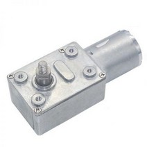 저속 모터 소형 모타 감속 금속 기어 감속기 웜 하이 토크 전기, 6 RPM, 24V