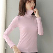 순면 무더기 칼라 블라우스 2020 가을 겨울 슬림한 이너웨어 터틀넥 긴팔 티셔츠 블라우스 여성복 도매