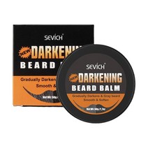 검은 수염 염색 왁스 다크 비어드 샴푸 남성 비자극성 밤 크림 모더레이트 블랙 닝 S6H2 50g, [01] Black
