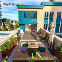 평상 나무평상 마루 야외 야외평상 옥상, 90cmx30cm 높이 9cm