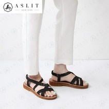 [KT알파쇼핑][애슬릿] 여성 더블 엑스 스트랩 밴딩 슬링백 샌들