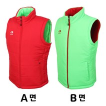 아스토레 패딩 양면 조끼(7036) 레드 다운베스트