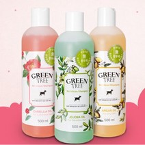동물병원&샵전용 그린트리 애견 천연 샴푸 3종 500ml 강아지 목욕, 아르간오일