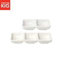 멜라민 일식2칸/3칸종지 멜라민양념그릇 쌈장그릇, KJ멜라민 일식2칸종지(KJ-5122)