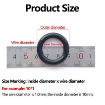 고압세척기 분사기 세차 기계 부품청소 NBR 고무 O 씰링 링 개스킷 와셔 자동차 차량 수리 전문 배관 공기, 64 60x5.3(10pcs)