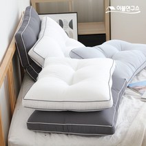 이불연구소 빨아쓰는 아늑베개 5070 알러지 원단 경추 베개 편한 수면 낮은 숙면베개, 아늑베개 차콜, 1개