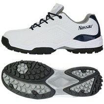 낫소 싱글 골프화 쿠션 필드 화이트