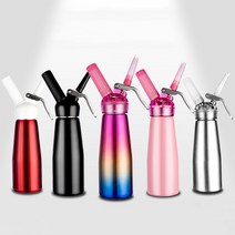 생크림 거품기 실린더 커피 카페 휘핑 만들기, 화이트 250ml