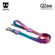 강아지리드줄 QZEE 미국 ZEEDOG 숏 중대형 개 애완동물 펫 골든 리트리버 웰시 코기 테디 프렌치 2239263889, L와이드 2.5cm ×롱 120cm, 물결 따라 했다 축류 따르다 물결 축