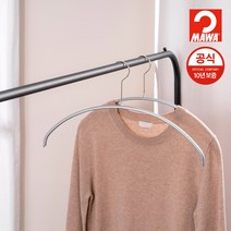[공식10년보증]마와 옷걸이 이코노믹 40P 2개 티셔츠 니트 가디건, 화이트