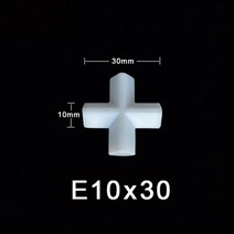 학교교육 PTFE 자석 교반기 교반 막대 기어 모양 구형 십자형 삼각형 재활용 흰색 1 개, E10x30mm-1pcs