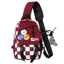 볼소샵 첵스 남여공용 메신저백 힙색 학교 가방