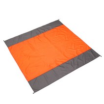 라이프랩 텐트 그라운드 시트 캠핑 방수 포 매트 방수 패드 고정팩 오렌지 200CM