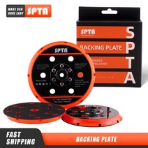 SPTA 폴리셔패드 SPTA폴리셔 광택기 증류기 UTRAI 폴리셔용 샌딩 패드 백킹 자체 접착 백 인치, 14.15Pcs - 6inch