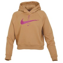 나이키 스포츠웨어 스우시 플리스 여성 숏 후드티