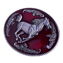 남자 인도 카우보이 의상 액세스를위한 빈티지 실행 말 패턴 굴착기 벨트 버클