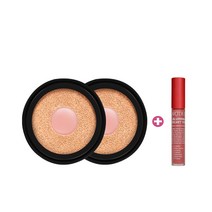 아트델리 콜라겐밤 쿠션 리필(오일0% 초밀착 멀티 커버쿠션)+사은품(2개이상 구매시 벨벳틴트), 1+1