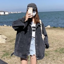 카우보이 보석 캐주얼 브랜드 색상 봄 가을 겨울 반팔 긴팔 7부 하프 롱 린넨 여성 자켓