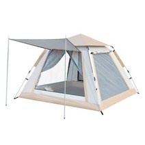 Outdoor Fish 원터치 텐트+방수 매트+스카이 커튼, 장막
