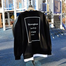 노르바이져 오버핏 맨투맨 (4컬러) top3576