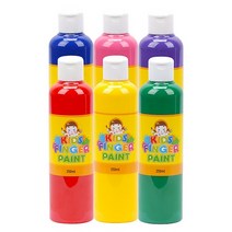 KA미술재료 핑거페인트250ml 6색 세트