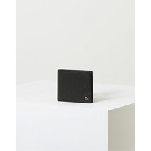 21FW [populet]블랙 퍼피장식 소가죽 반지갑 WUWA1F220BK