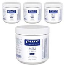 퓨어인캡슐레이션 MSM 파우더 글루텐 프리, 227g, 4개