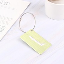 패션 금속 여행 수하물 태그 이름 가방 주소 라벨 홀더 알루미늄 합금 액세서리