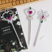 하늘 실버 팬시 볼펜/문구점판매용 필기구 디자인볼펜, 상세설명 참조, 없음